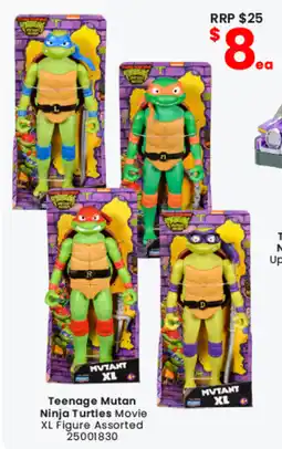 Toymate Teenage Mutan Ninja Turtles Movie XL Figure Assorted offer