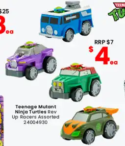 Toymate Teenage Mutant Ninja Turtles Rev Up Racers Assorted offer