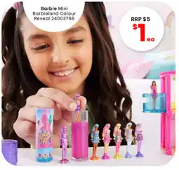 Toymate Barbie Mini Barbieland Colour Reveal offer
