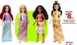 Toymate Disney Princess Fashion Dolls Assorted offer