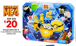 Toymate Despicable Me 4 Countdown Calendar offer