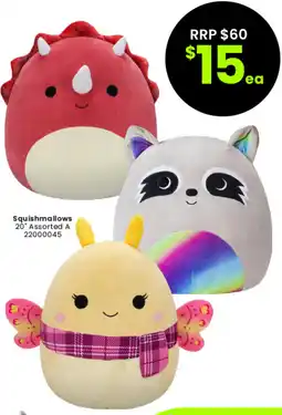 Toymate Squishmallows 20" Assorted A offer