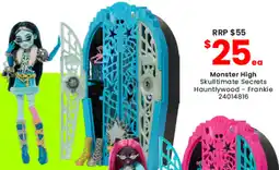 Toymate Monster High Skulltimate Secrets Hauntlywood - Frankie offer