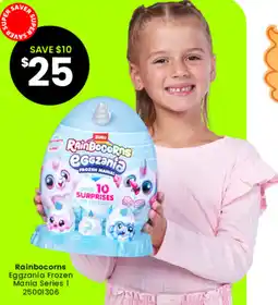 Toymate Rainbocorns Eggzania Frozen Mania Series 1 offer