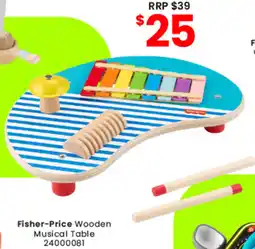 Toymate Fisher-Price Wooden Musical Table offer