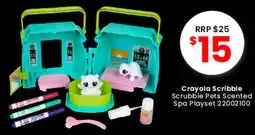 Toymate Crayola Scribble Scrubbie Pets Scented Spa Playset offer