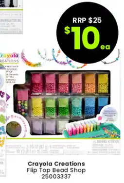 Toymate Crayola Creations Flip Top Bead Shop offer