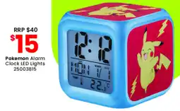 Toymate Pokemon Alarm Clock LED Lights offer