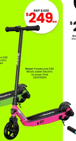 Toymate Razor Powercore E90 Black Label Electric Scooter Pink offer