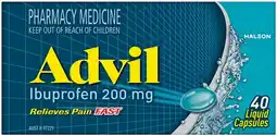 Pharmacy Best Buys Advil 40 Liquid Capsules offer