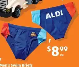ALDI Men's Swim Briefs offer