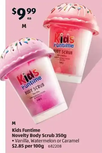 Kids Funtime Novelty Body Scrub