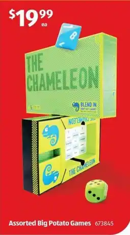 ALDI Assorted Big Potato Games offer