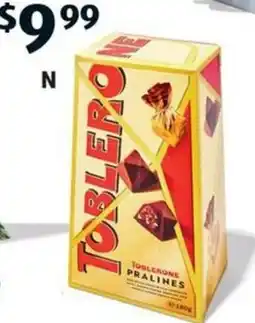 ALDI Toblerone Pralines offer