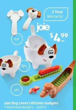 ALDI Joie Dog Lover's Kitchen Gadgets offer