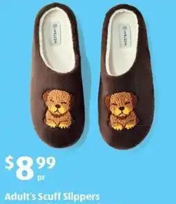 ALDI Adult's Scuff Slippers offer