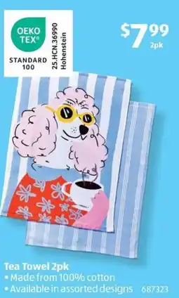 ALDI Tea Towel offer