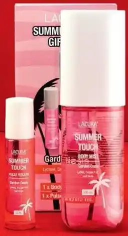 ALDI Lacura Summer Touch Body Mist & Pulse Roller Gift Set offer