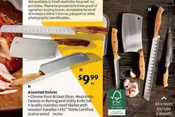 ALDI Assorted Knives offer