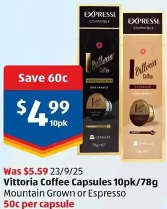 Vittoria Coffee Capsules