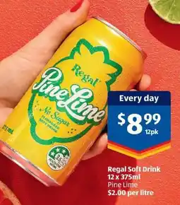 ALDI Regal Soft Drink offer