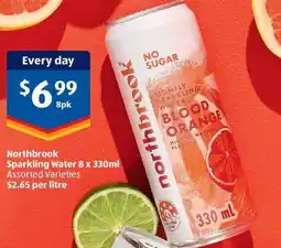ALDI Northbrook Sparkling Water offer