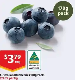 ALDI Australian Blueberries offer