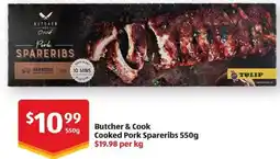 ALDI Butcher & Cook Cooked Pork Spareribs offer