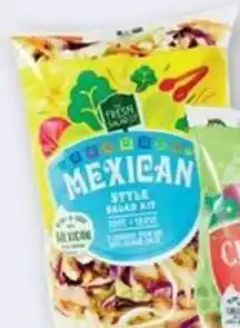 ALDI The Fresh Salad Co Mexican Style Salad Kit offer