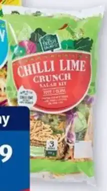 ALDI The Fresh Salad Co Chilli Lime Crunch Salad Kit offer