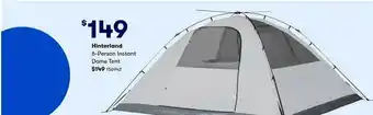 BIG W Hinterland 6-Person Instant Dome Tent offer