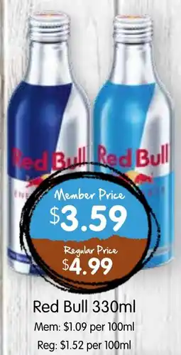 Spudshed Red Bull offer