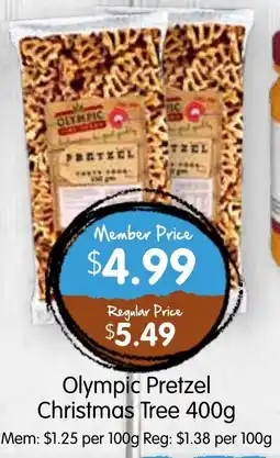 Spudshed Olympic Pretzel Christmas Tree offer