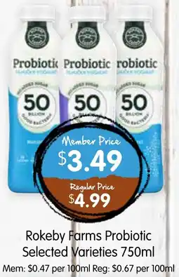 Spudshed Rokeby Farms Probiotic Selected Varieties offer