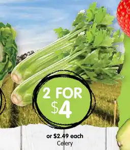 Spudshed Celery offer