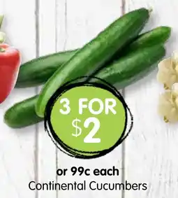 Spudshed Continental Cucumbers offer