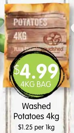 Spudshed Washed Potatoes offer