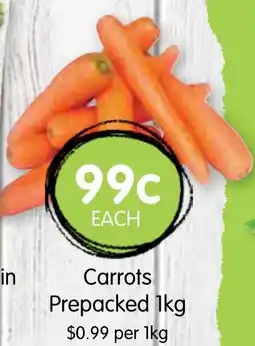 Spudshed Carrots Prepacked offer