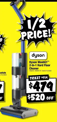 JB Hi-Fi Dyson WashG1 2-In-1 Hard Floor Cleaner offer