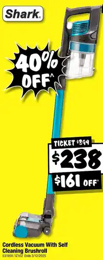 JB Hi-Fi Shark Cordless Vacuum With Self offer