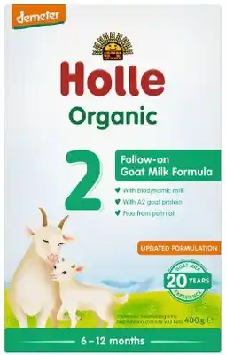 healthylife Holle Organic Goat Milk Follow-On Infant Formula 2 with DHA offer
