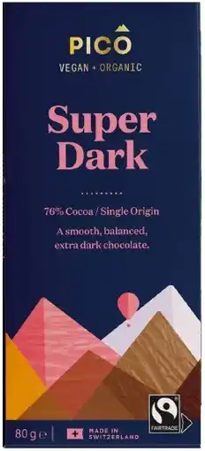 healthylife Pico Organic Chocolate Super Dark offer