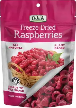 healthylife DJ&A Freeze Dried Raspberries offer