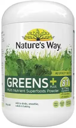 healthylife Natures Way Green + Superfood Powder offer