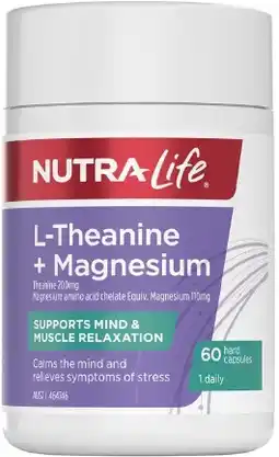 healthylife Nutra-Life L-Theanine + Magnesium offer
