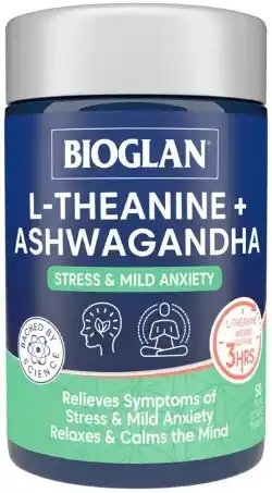 healthylife Bioglan L-Theanine + Ashwagandha offer