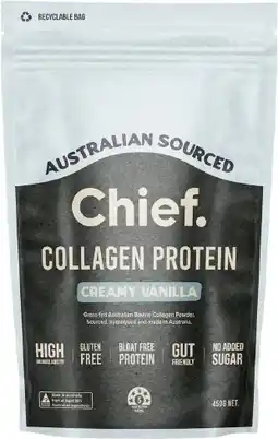 healthylife Chief Australian Collagen Protein Powder Creamy Vanilla offer