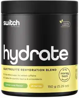 healthylife Switch Nutrition Hydrate Electrolytes Lemon Lime offer