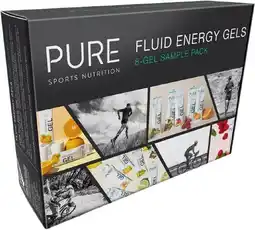 healthylife Pure Sports Nutrition Fluid Energy Gels 8-Gel Sample Pack offer