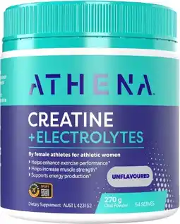 healthylife Athena Creatine + Electrolytes Unflavoured offer